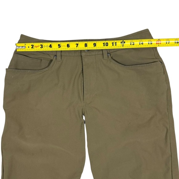 Lululemon ABC Pants Slim Fit‎ Men's Size 30 Khaki Stretch Casual Chino Pants - Picture 7 of 10
